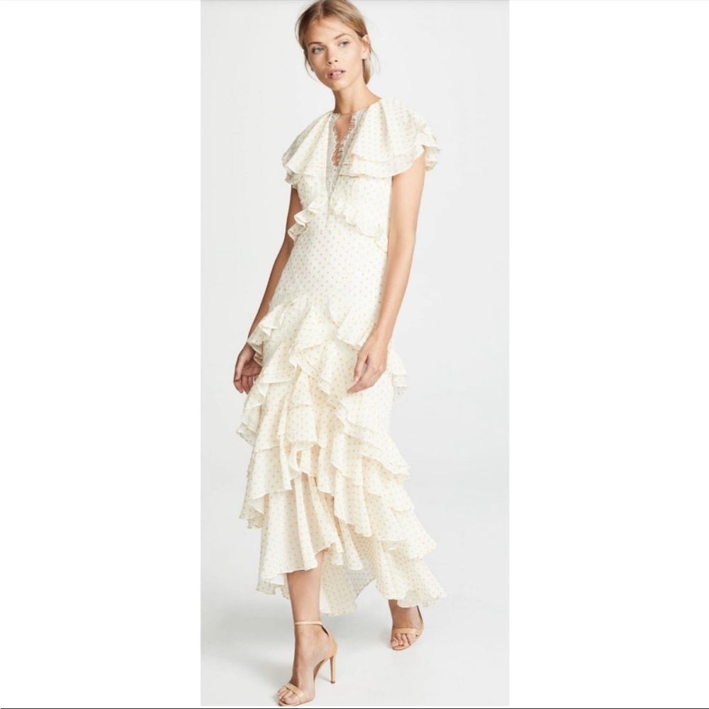 Acler Paxton ruffle midi dress